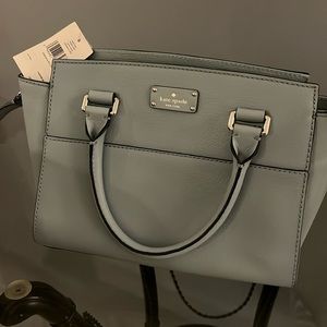 Brand new with tags baby blue Kate spade leather shoulder bag